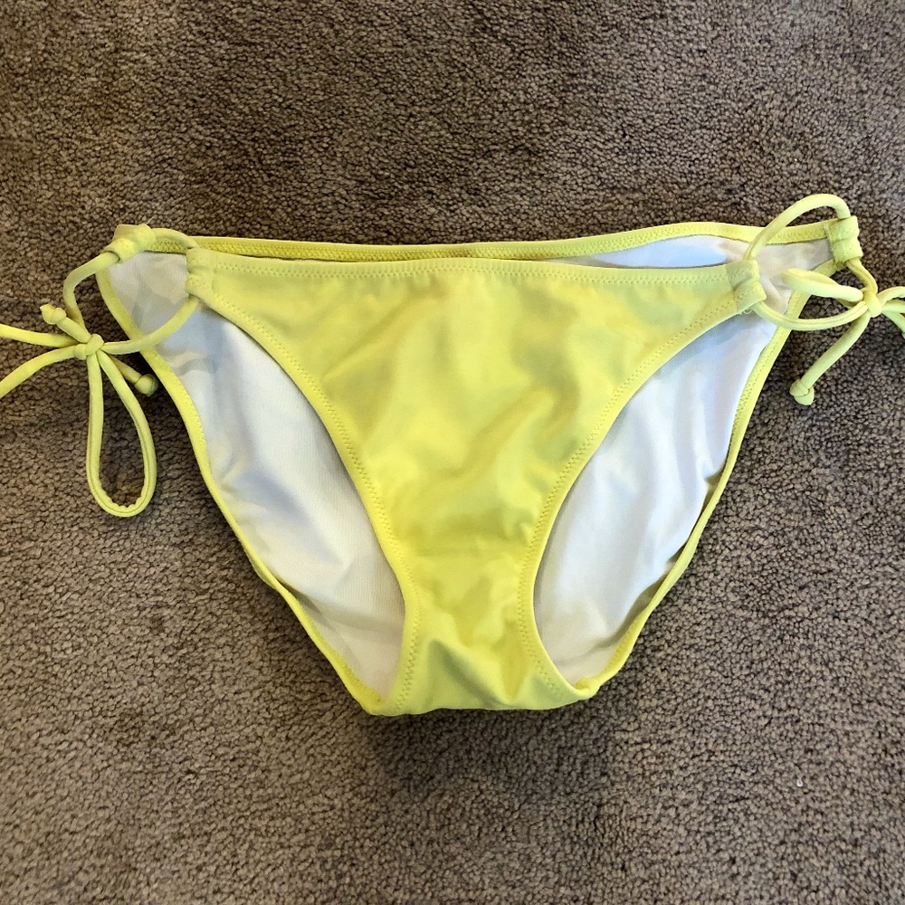Victoria's Secret Neon Yellow Bikini Bottom